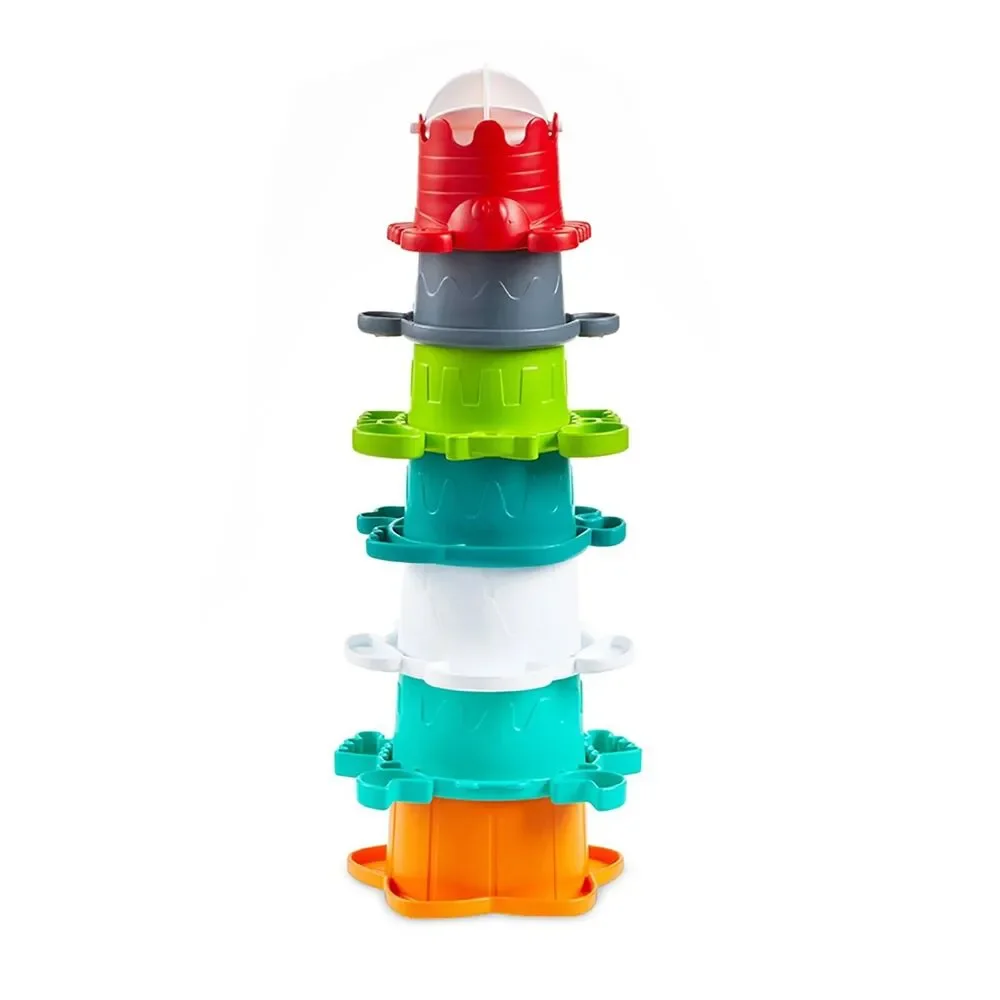 infantino® Baby Stack O' Fun™ Bath Time Stack Cups and‎ Spinning Water Mill